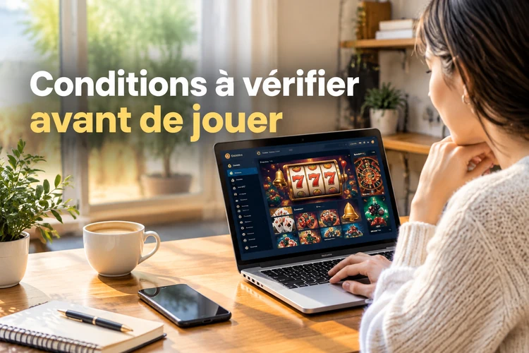 Conditions à vérifier avant de jouer